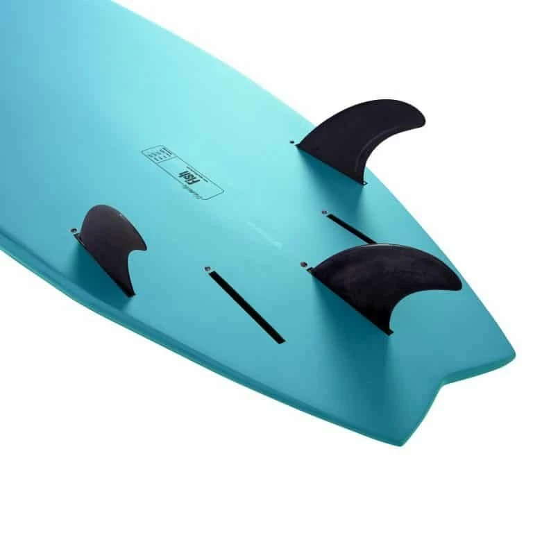 NSP Elements 7'2" Fish Surfboard - Ocean Blue 2 NSP Elements 7'2" Fish Surfboard - Ocean Blue - Image 2
