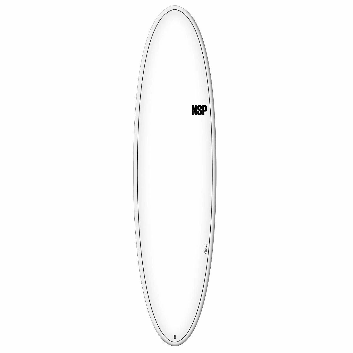 NSP 7ft 6 Elements HDT Funboard Surfboard - White 1 NSP 7ft 6 Elements HDT Funboard Surfboard - White