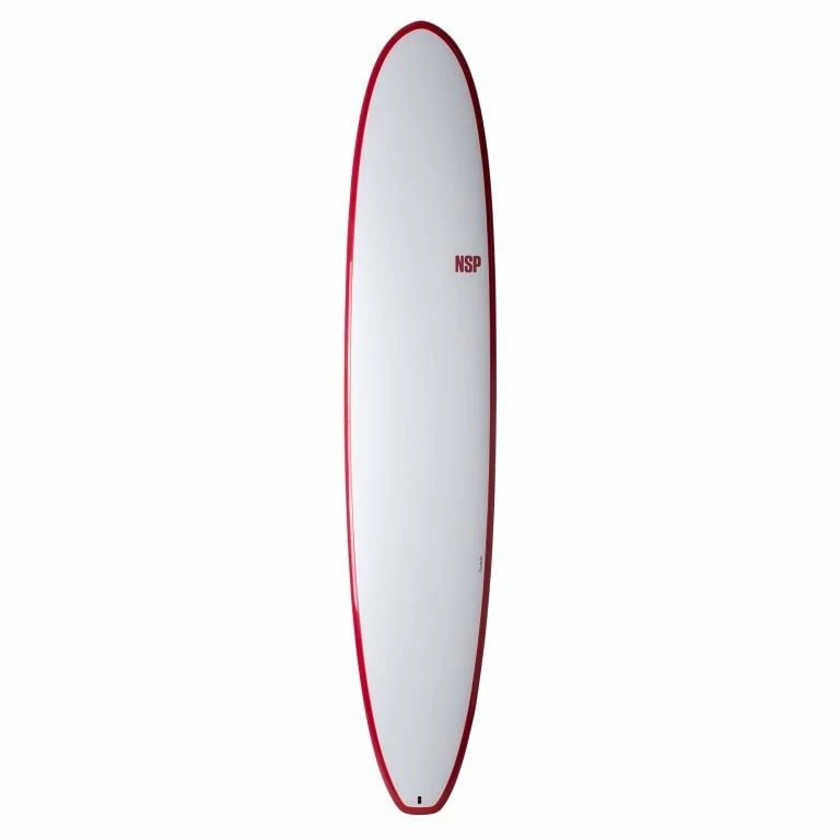 NSP Elements 8ft6 Longboard - White/Red 1 NSP Elements 8ft6 Longboard - White/Red