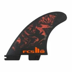 FCS II Filipe Toledo PC Thruster Fins - Black/Red