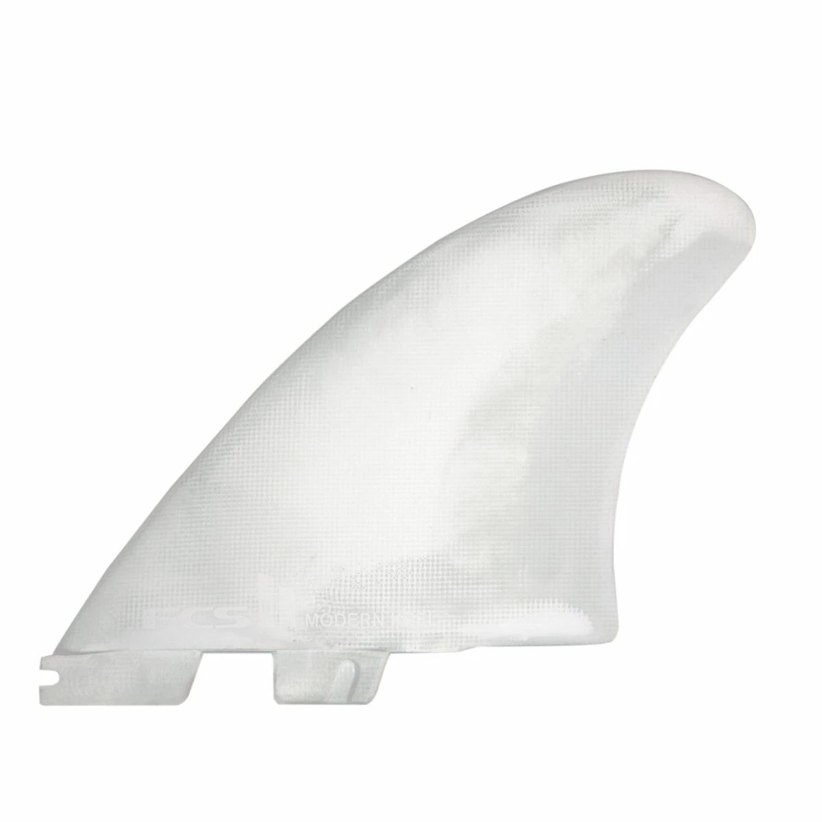 FCS II Modern Keel PC AirCore Twin Fins - White 1 FCS II Modern Keel PC AirCore Twin Fins - White
