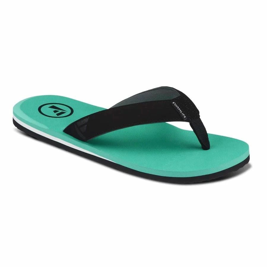 Foamlife Mens Traa Flip Flops - Spearmint 1 Foamlife Mens Traa Flip Flops - Spearmint