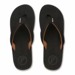 Foamlife Mens Mully Flip Flops - Black -UK Surfing Equipment Sales Store foamlife ff1ss21005 mully black 2 900x