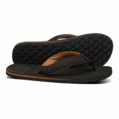 Foamlife Mens Mully Flip Flops - Black -UK Surfing Equipment Sales Store foamlife ff1ss21005 mully black 3 900x
