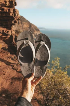 Foamlife Mens Mully Flip Flops - Stone Grey -UK Surfing Equipment Sales Store foamlife ff1ss21005 mully stone grey8 900x