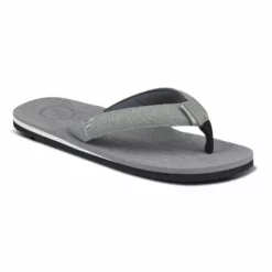 Foamlife Mens Mully Flip Flops - Stone Grey