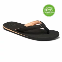 Foamlife Womens Wahoo Flip Flops - Black