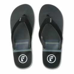 Foamlife Mens Rullen SC Flip Flops - Slate Grey -UK Surfing Equipment Sales Store foamlife ff3ss23003 rullen sc slate grey 2 900x