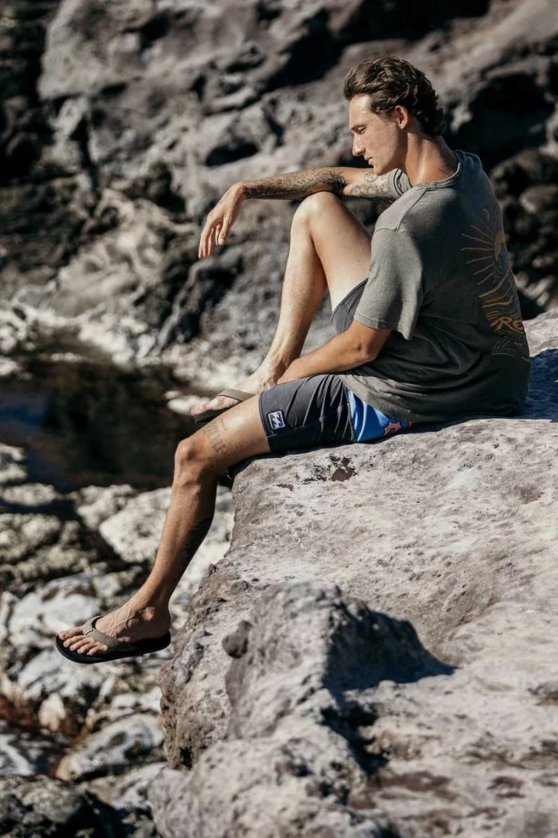 Foamlife Mens Sully Flip Flops - Black 5 Foamlife Mens Sully Flip Flops - Black - Image 5