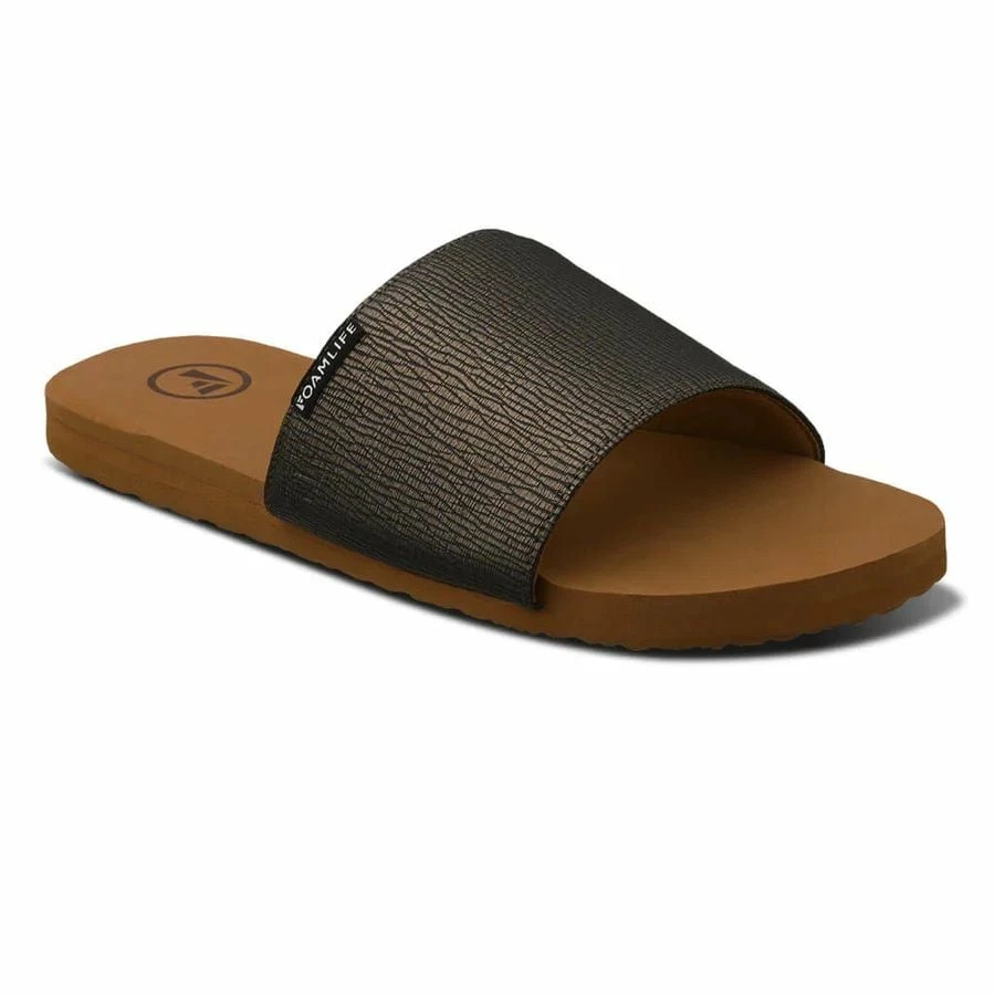 Foamlife Womens Seale Slides - Brown 1 Foamlife Womens Seale Slides - Brown