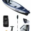 Vast Single Inflatable Kayak - Navy