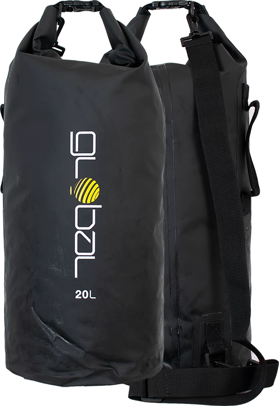 Global 20L Dry Bag - Black 1 Global 20L Dry Bag - Black