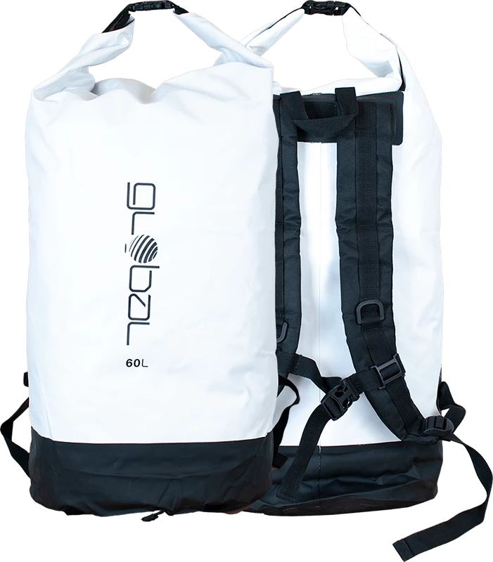 Global 60L Dry Bag - White 1 Global 60L Dry Bag - White
