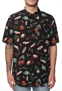 Globe Pschotropics SS Shirt - Washed Black