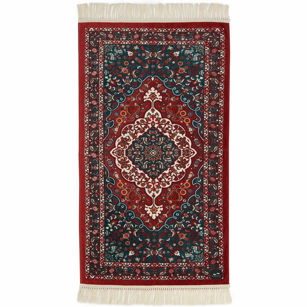 Slowtide Haven Beach Towel - Burgundy 1 Slowtide Haven Beach Towel - Burgundy