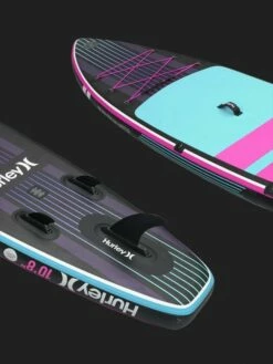 Hurley ApexTour Miami Neon 10' 8" Inflatable Paddleboard Set -UK Surfing Equipment Sales Store hurley apextour miami neon paddleboard 2 650x867 1