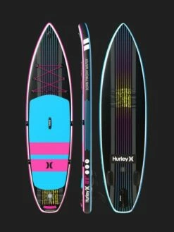 Hurley ApexTour Miami Neon 10' 8" Inflatable Paddleboard Set -UK Surfing Equipment Sales Store hurley apextour miami neon paddleboard new 1 650x867 1