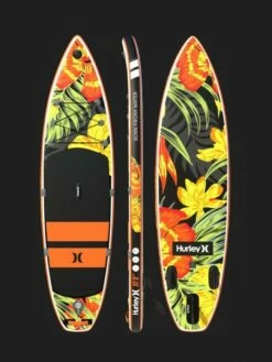 Hurley ApexTour Midnight Tropics 10' 8" Inflatable Paddleboard Set -UK Surfing Equipment Sales Store hurley apextour midnight tropics paddleboard new 1 650x867 1