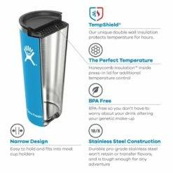 Hydro Flask 16oz All Around Tumbler - Rain -UK Surfing Equipment Sales Store hydro flask technology tumbler 52 2 10