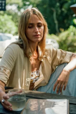 Rhythm Under The Sun Short Sleeve Shirt - Natural -UK Surfing Equipment Sales Store jake mccann 20 years rhythm 216 600x