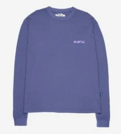 Kavu Slice Mens Long Sleeve Tee - Skipper Blue