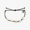 Pura Vida Knotted Cowries Bracelet - Black