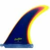 Koalition California Classic 8 Inch Longboard Fin In Blue/Yellow