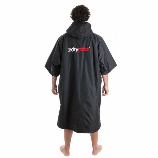 Dryrobe Advance Short Sleeve - Black / Grey - Extra Large 2 Dryrobe Advance Short Sleeve - Black / Grey - Extra Large - Image 2