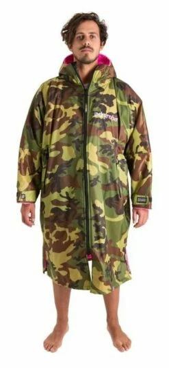 Dryrobe Advance Long Sleeve - Camo / Pink