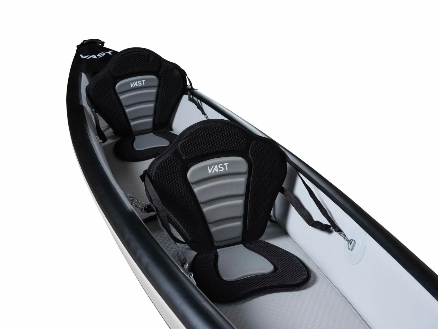 Vast Double Inflatable Kayak - Black 2 Vast Double Inflatable Kayak - Black - Image 2