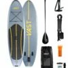 Vast 8'6" Astro Junior Allround ISUP Package - Charcoal/Yellow