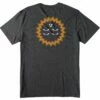 Vissla Four Eyes Heather Tee - Black Heather