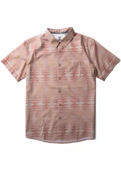 Vissla Jabber Eco Short Sleeve Shirt - Terracotta