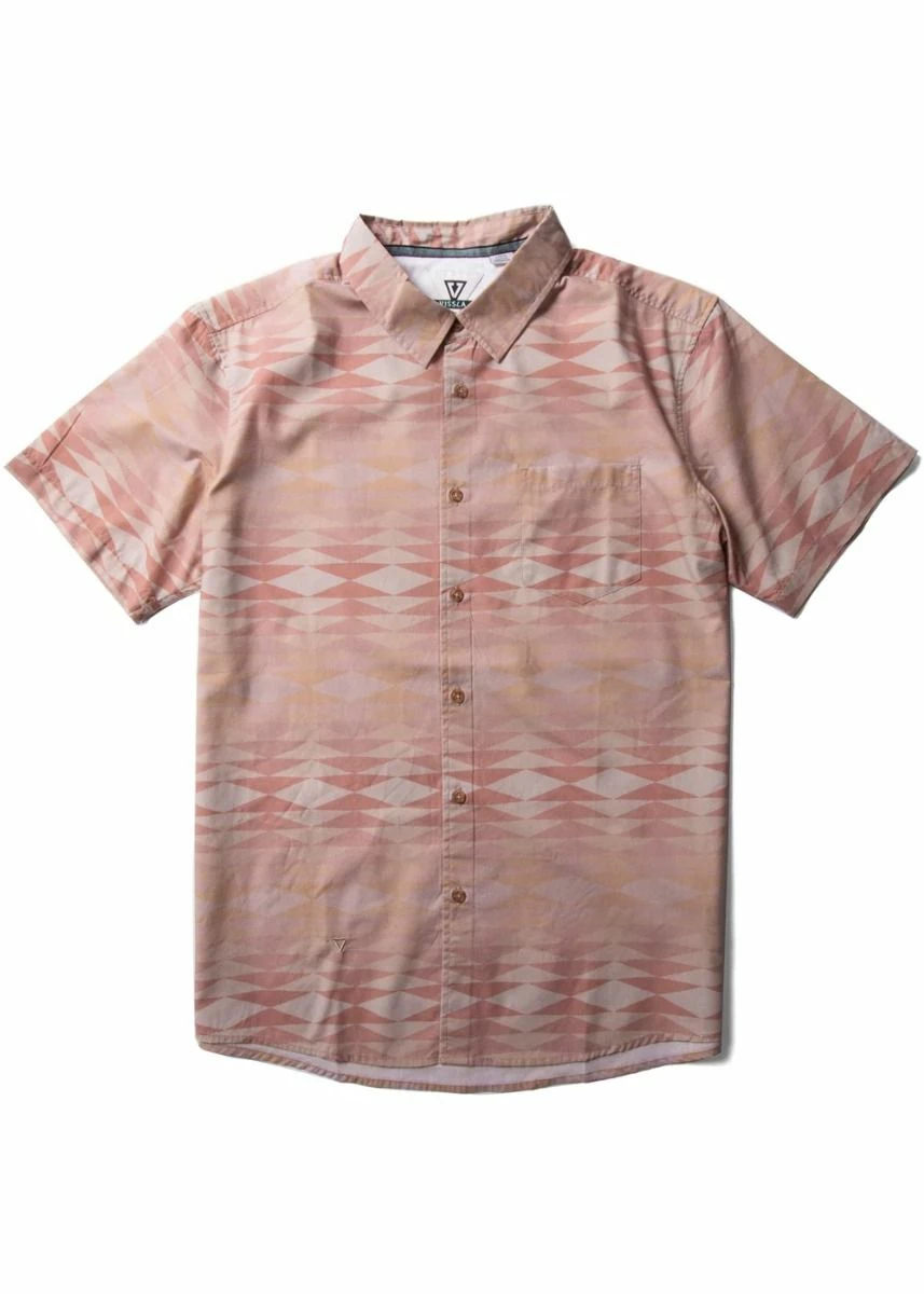 Vissla Jabber Eco Short Sleeve Shirt - Terracotta 1 Vissla Jabber Eco Short Sleeve Shirt - Terracotta