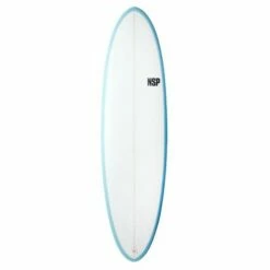 NSP Magnet 7'2 PU Surfboard - Sky Blue