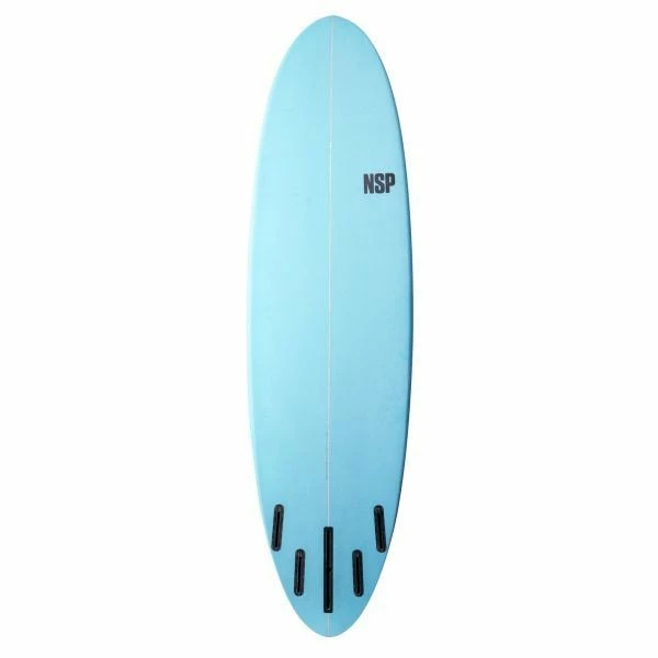 NSP Magnet 7'2 PU Surfboard - Sky Blue 2 NSP Magnet 7'2 PU Surfboard - Sky Blue - Image 2