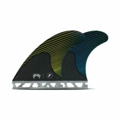 Futures Mayhem Medium Thruster Fins - Blue / Yellow