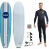 Sorted Premium 8ft Foam Surfboard & Mens 3/2mm Summer Wetsuit Package