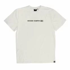 Ocean And Earth Priority Mens Tee - Dirty White
