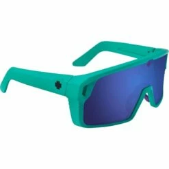 Spy Optic Monolith Sunglasses - Teal/Green -UK Surfing Equipment Sales Store monolith matte teal happy grey green with dark blue spectra 03