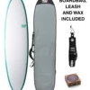 NSP Elements 7ft 6 Surfboard Package - Green