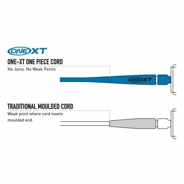 Ocean & Earth 6ft 6 Slim Line One-XT Leash - Black 2 Ocean & Earth 6ft 6 Slim Line One-XT Leash - Black - Image 2