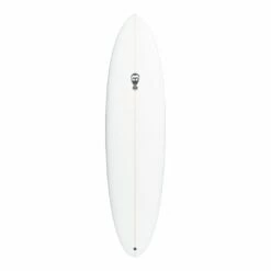 Mark Phipps One Bad Egg Mini Mal Surfboard - White