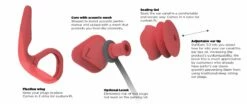 Surfears 3.0 Pro Ear Plugs -UK Surfing Equipment Sales Store parts explanation
