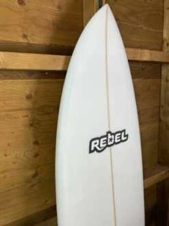 Rebel Hybrid Shortboard Surfboard - White -UK Surfing Equipment Sales Store photo apr 20 12 02 52