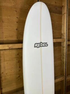 Rebel Mini Mal Surfboard - White -UK Surfing Equipment Sales Store photo apr 20 12 17 28