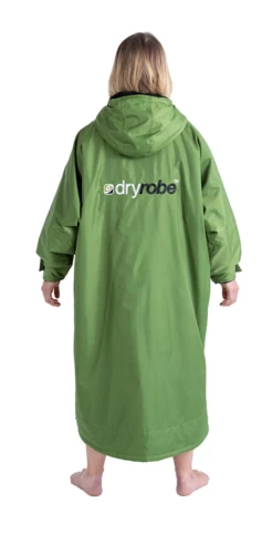 Dryrobe Advanced Long Sleeve - Dark Green 5 Dryrobe Advanced Long Sleeve - Dark Green -UK Surfing Equipment Sales Store s foreset green back 2024x2024