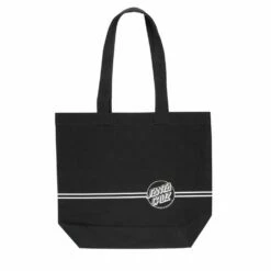 Santa Cruz Opus Dot Stripe Tote Bag - Black