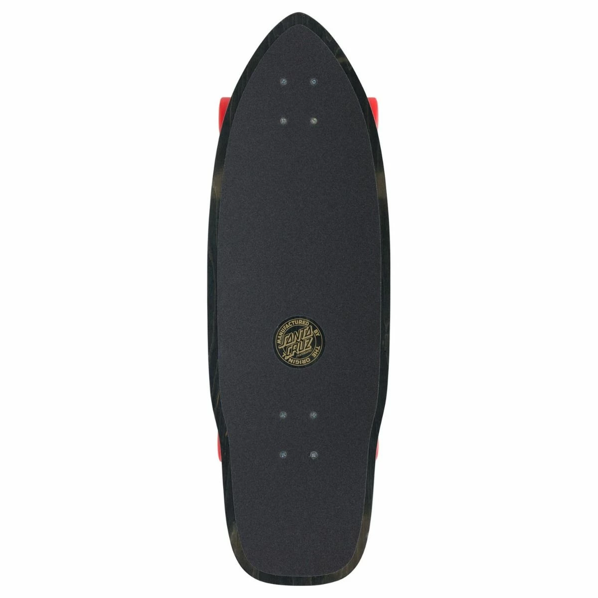 Santa Cruz Flamed Not A Dot Cut Back Carver Surfskate 9.75" X 29.95" Skateboard 2 Santa Cruz Flamed Not A Dot Cut Back Carver Surfskate 9.75" X 29.95" Skateboard - Image 2