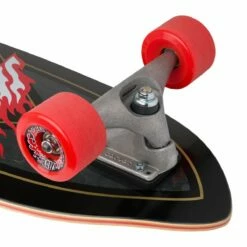Santa Cruz Flamed Not A Dot Cut Back Carver Surfskate 9.75" X 29.95" Skateboard 5 Santa Cruz Flamed Not A Dot Cut Back Carver Surfskate 9.75" X 29.95" Skateboard -UK Surfing Equipment Sales Store scr com 2073 2